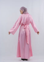 Kleid Dalia in Pink von hinten