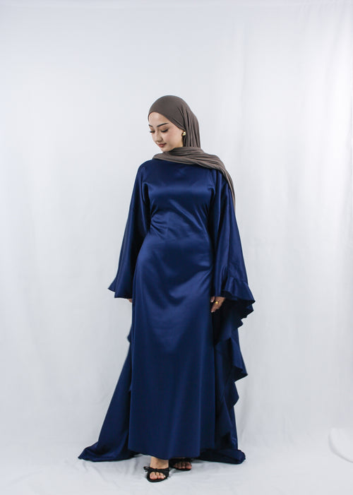 Abendkleid in Dunkelblau 