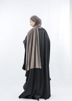 Abendkleid in Schwarz von hinten