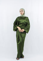 Damenkleid in Olivgrün 